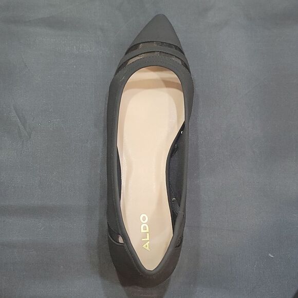 BRAND NEW ALDO POINTED TOE SLIP-ON WOMEN"S LEATHER FLAT G1 - Picture 7 of 13